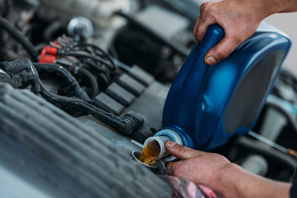 A simple guide to the oil change process.